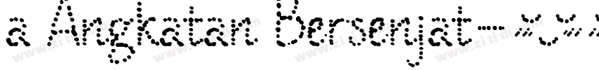 a Angkatan Bersenjat字体转换